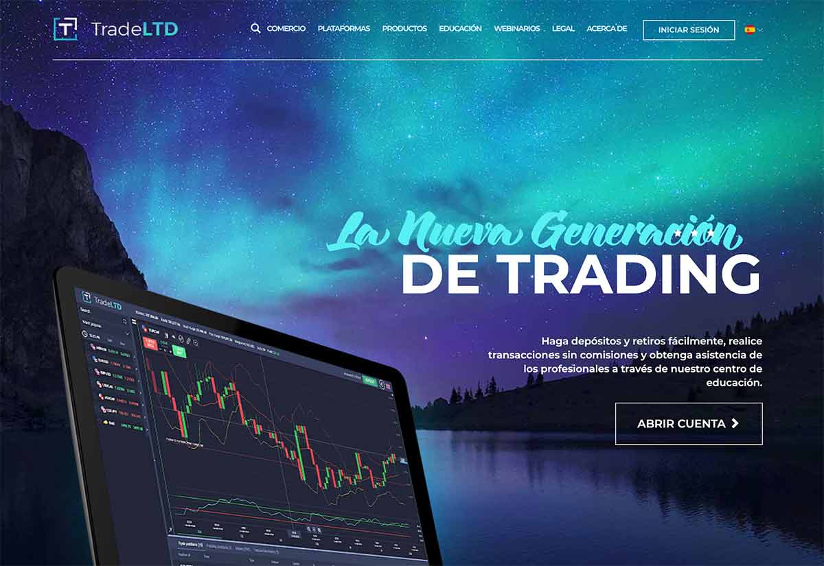 Página web de Trade LTD