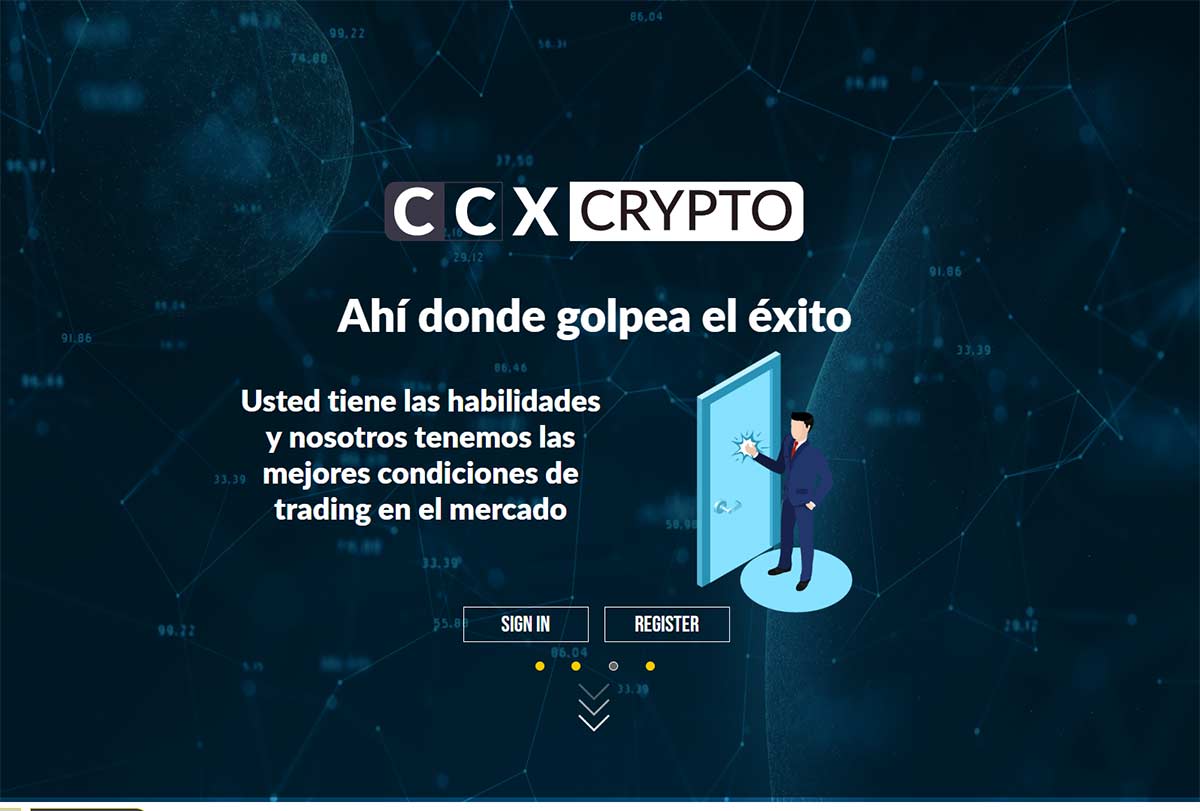 Página web de ccxcrypto
